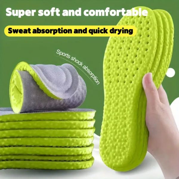Super Absorbent and Sweat Wicking Shoe Insoles - Dirt Resistant and Machine Washable - Image 2