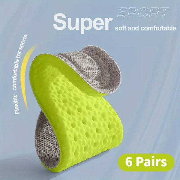 Super Absorbent and Sweat Wicking Shoe Insoles - Dirt Resistant and Machine Washable - Image 4