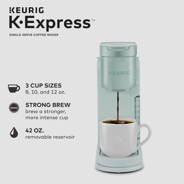 K-Express Coffee Maker, Single Serve K-Cup Pod Coffee Brewer, Mint - Image 2