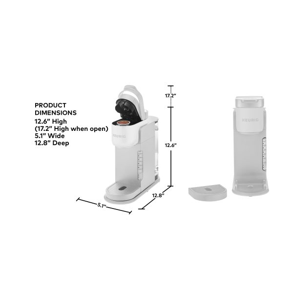 K-Express Coffee Maker, Single Serve K-Cup Pod Coffee Brewer, Warm Stone - Image 5
