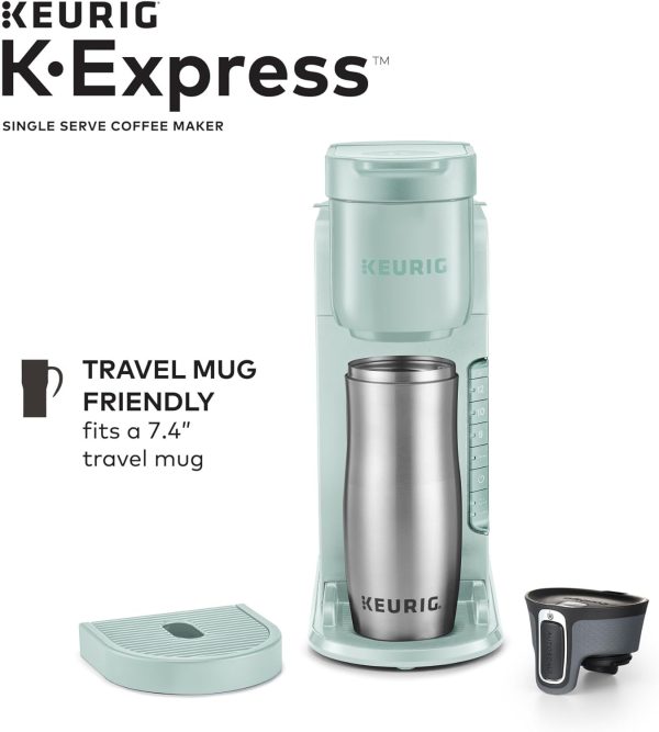 K-Express Coffee Maker, Single Serve K-Cup Pod Coffee Brewer, Mint - Image 4