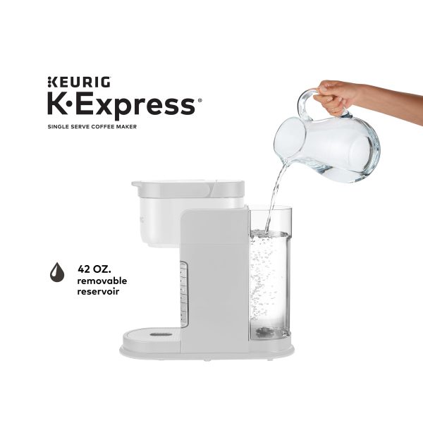 K-Express Coffee Maker, Single Serve K-Cup Pod Coffee Brewer, Warm Stone - Image 4