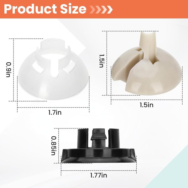 W11130359 Washer Suspension Rod Kit Part Compatible with Whirlpool Maytag Kenmore WTW7040DW1 MVWB765FW1 110.2613241 Washing Machine, Replaces W10901060,W11033536,AP6261901,W10594082 - Image 8