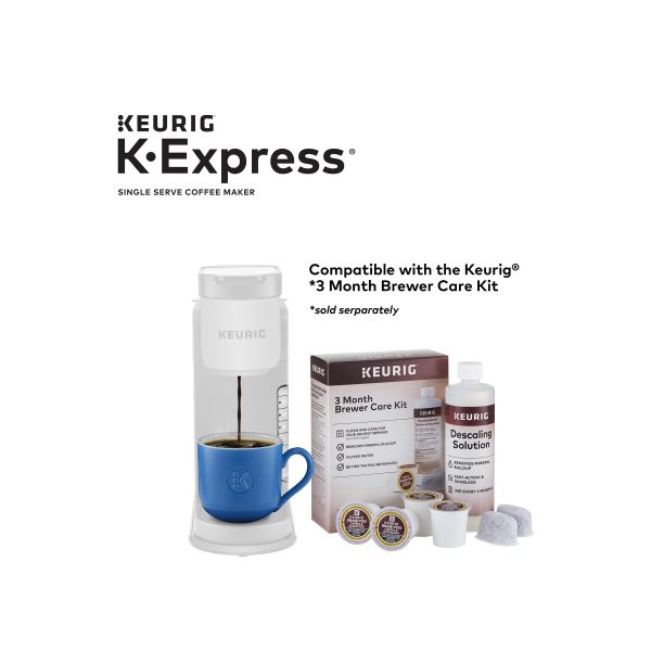 K-Express Coffee Maker, Single Serve K-Cup Pod Coffee Brewer, Warm Stone - Image 2