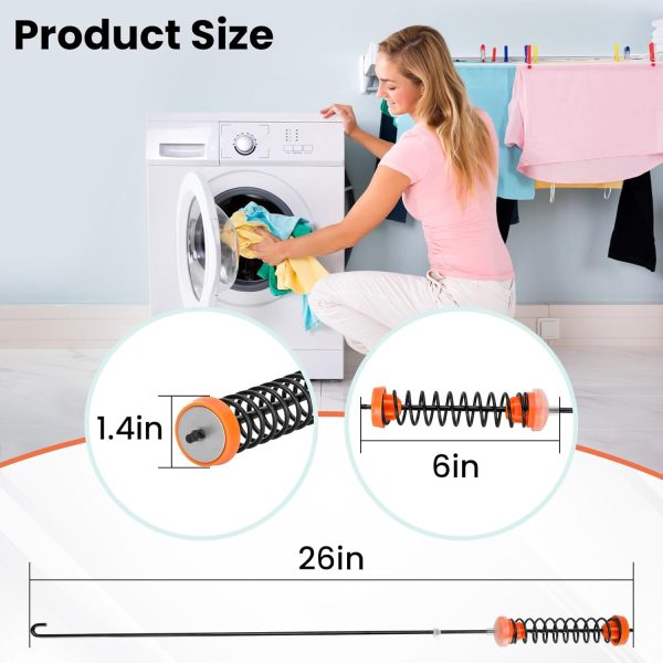 W11130359 Washer Suspension Rod Kit Part Compatible with Whirlpool Maytag Kenmore WTW7040DW1 MVWB765FW1 110.2613241 Washing Machine, Replaces W10901060,W11033536,AP6261901,W10594082 - Image 5