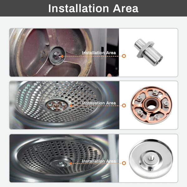 479332 Drum Bearing Kit for Fisher & Paykel Top Load Dryer Compatible with DE27, DE62, DEGX, DEIX, DG27, DG62, DGGX, DGIX Models, Appliance Parts for Home Improvement - Image 7