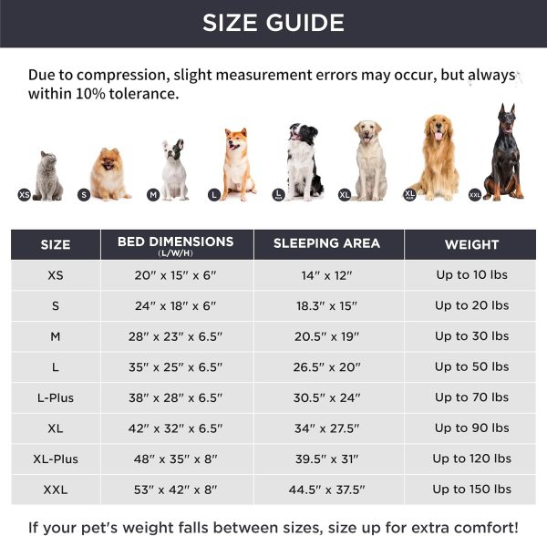 Orthopedic Dog Bed for Medium Dogs – Waterproof Dog Sofa Beds Medium, Supportive Foam Pet Couch Bed with Removable Washable Cover, Waterproof Lining and Nonskid Bottom, Grey, 28″x23″x6.5″ - Image 5