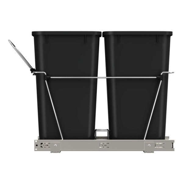 Double Sliding Pull-Out Waste Bin Containers - Image 2