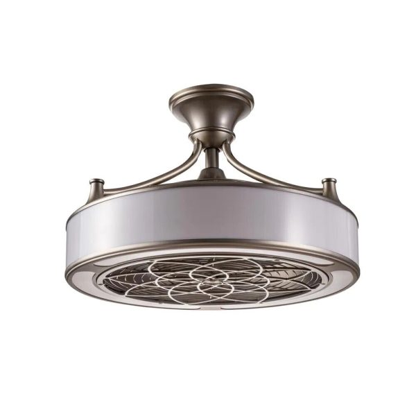 SFL-550L1 Windara 22 in. LED Indoor/Covered Outdoor Brushed Nickel Ceiling Fan with Light Kit and Remote Control - Image 11