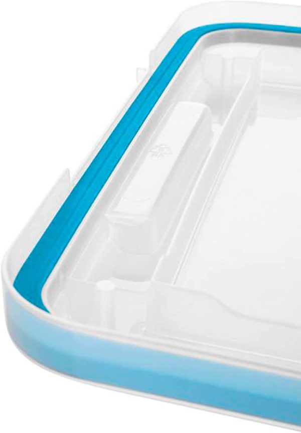 Multipurpose 37 Quart Clear Plastic Under-Bed Storage Tote Bins with Secure Gasket Latching Lids for Home Organization, (4 Pack) - Image 6