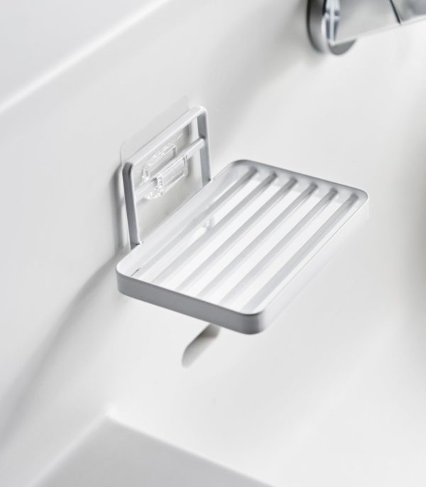 Traceless Adhesive Soap Tray - Steel - Image 4