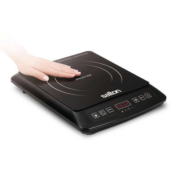 Salton ID1948 Single Burner 12.9 in. Black Electric Induction Cooktop - Image 5