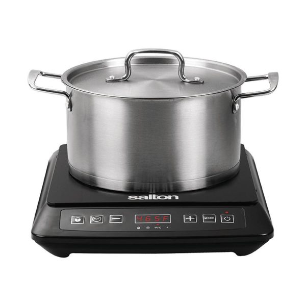 Salton ID1948 Single Burner 12.9 in. Black Electric Induction Cooktop - Image 6