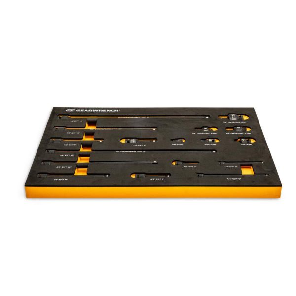 86524 1/4 in., 3/8 in., 1/2 in. Impact Drive Tool Accessories Set with EVA Foam Tray (17-Pieces) - Image 7