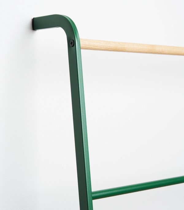 Leaning Storage Ladder (63" H)  - Steel - Forest Green - Image 6