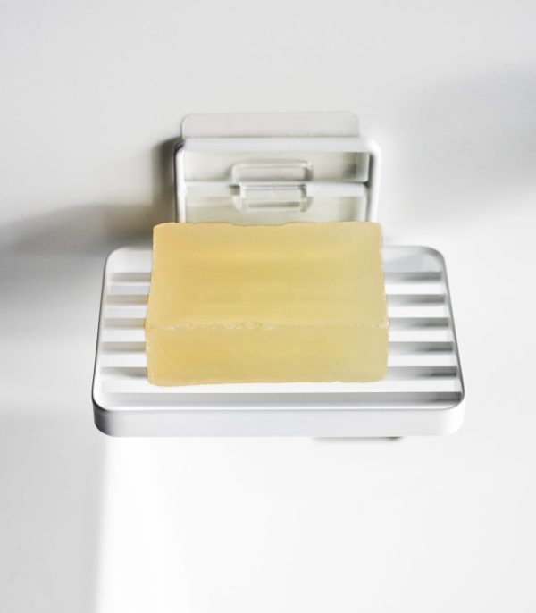 Traceless Adhesive Soap Tray - Steel - Image 3