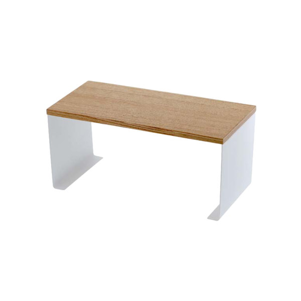 Stackable Countertop Shelf - Two Sizes - Steel + Wood - Image 7