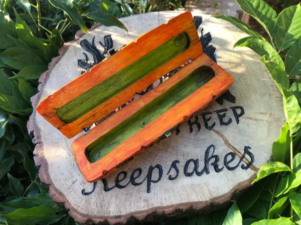 Halloween special Pumpkin Dice Box –  wooden Dice box - Image 4