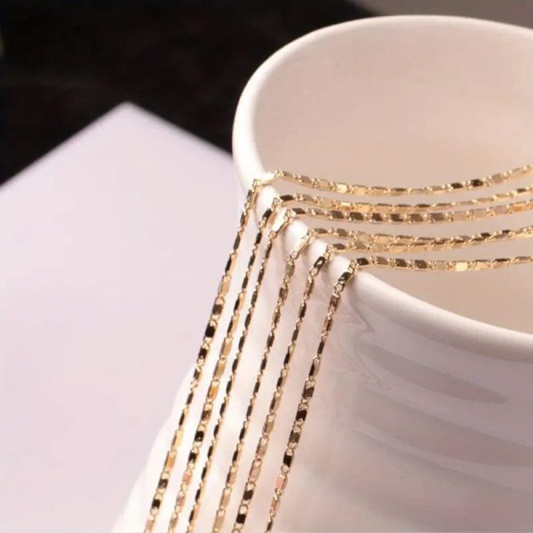 Italian 18K Gold Plated Punk Chain Necklace - Image 8