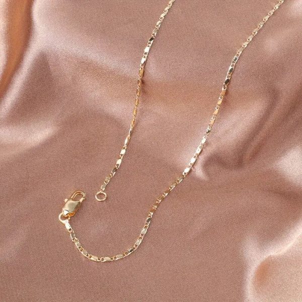 Italian 18K Gold Plated Punk Chain Necklace - Image 6
