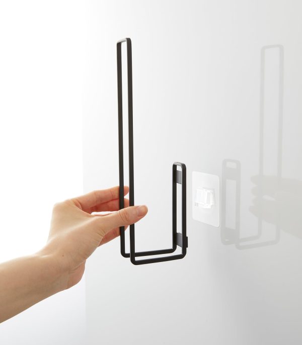 Traceless Adhesive Toilet Paper Holder - Steel - Image 15