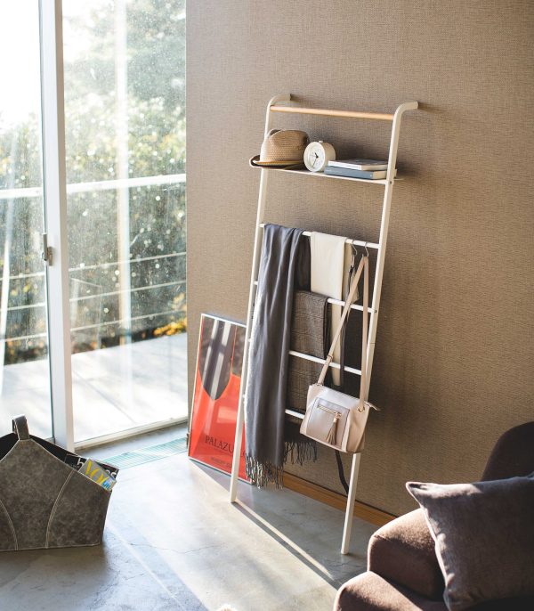 Leaning Storage Ladder - Two Styles - Steel - Image 14