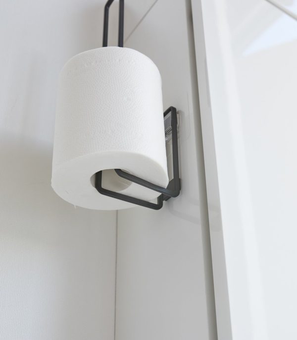 Traceless Adhesive Toilet Paper Holder - Steel - Image 13