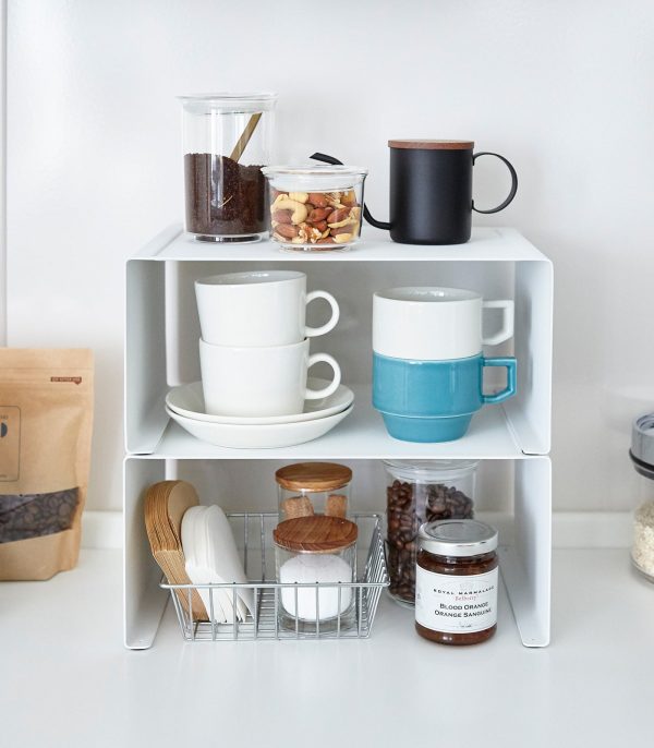 Stackable Countertop Shelf - Two Sizes - Steel - Image 15