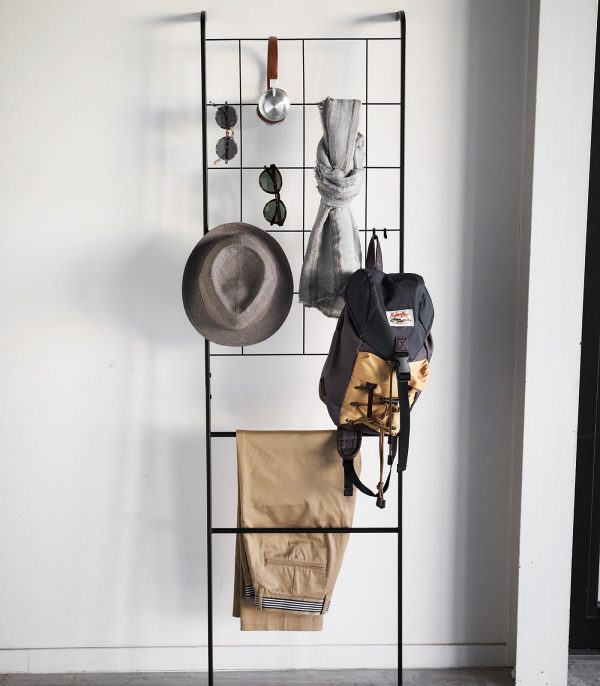 Leaning Ladder with Grid Panel (63" H)  - Steel - Image 8