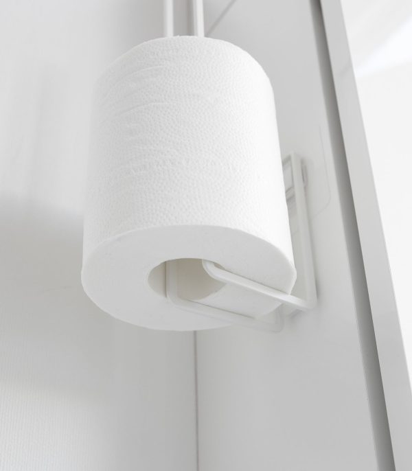 Traceless Adhesive Toilet Paper Holder - Steel - Image 5