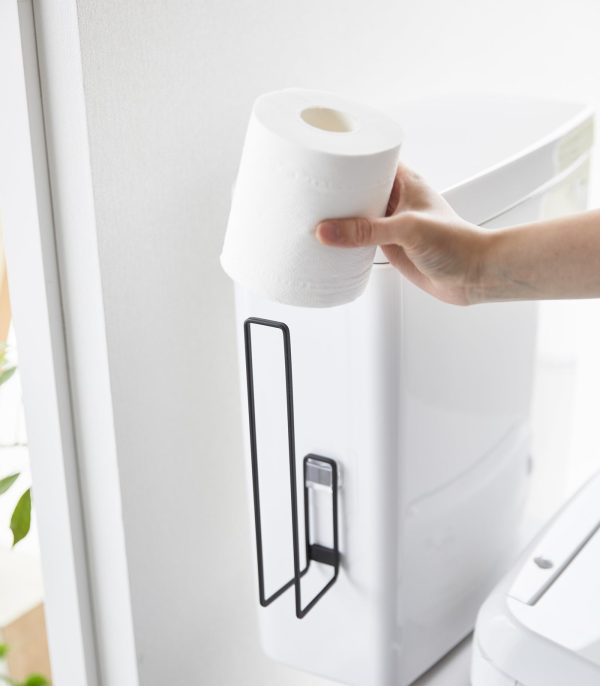 Traceless Adhesive Toilet Paper Holder - Steel - Image 12