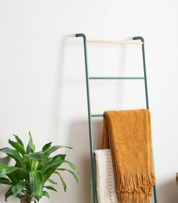 Leaning Storage Ladder (63" H)  - Steel - Forest Green - Image 5