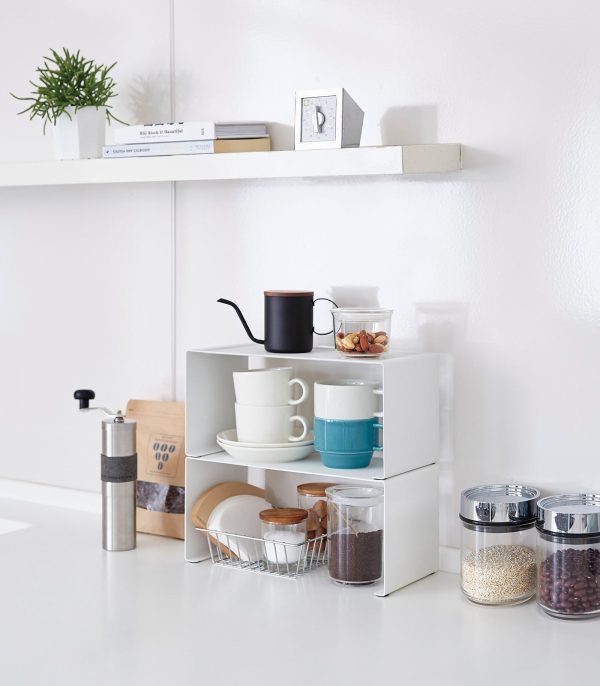 Stackable Countertop Shelf - Two Sizes - Steel - Image 2