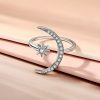 Trendy Cuff Ring Moon and Sun Design - Image 5