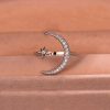 Trendy Cuff Ring Moon and Sun Design - Image 4