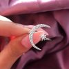 Trendy Cuff Ring Moon and Sun Design - Image 6