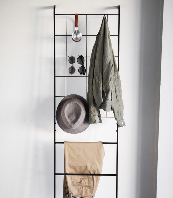 Leaning Ladder with Grid Panel (63" H)  - Steel - Image 10